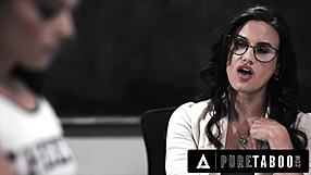 Pure Taboo: Virgin Cheerleader Sophia Burns Trades Assfucking with Teacher's Stepson for Top Grade