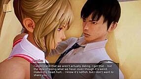 which blonde hentai girl gets fucked by big cock in academy 170?