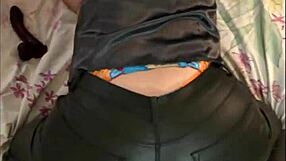 French amateur shows off in lingerie and stockings