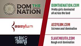 Hey, this bound whore is gagging on toys in rough bondage