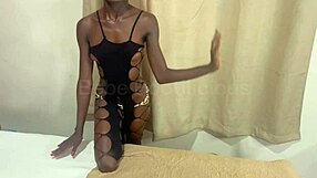 Slim Melanin Teen Creamy Pussy Fucked In Positions Till Cum On Ass Full Video On Red