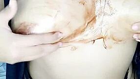 i felt so alone and started touchin' myself, look at my big tits