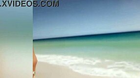 hot stepmom teases stepson with bikini and dirty talk, getting nude.