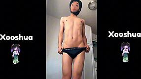 Cute gay guy explores his emotions with a twink