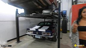 Thick Latina Stripper Fucks Mechanic