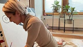 i’m just painting my studio art, but craving wild party action