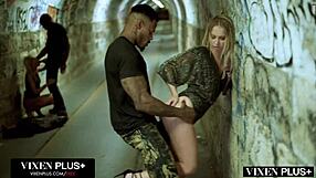 Two Blondes Fuck Two Dominant BBCs After Club Night: Creampie and Rimjob Fun