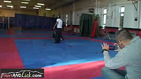 Cute Shaved Teen Orally Pleasured During Wrestling Catfight with Lesbian Cunilingus