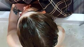 Wow, She Sucked Cock in Shower and Finished Twice with Mutual Play!