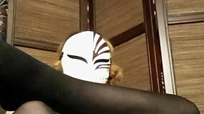 Horny Amateur Indulges In Stocking Fetish!