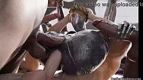 Ballerina twins engage in wild animated sex scenes.