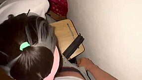 colegiala mexicana can't hold back, giving wild rides in school hd!