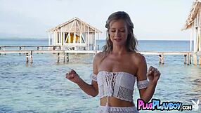 Stunning Blonde MILF Olivia Preston Strips Naked for Hot Body Display.