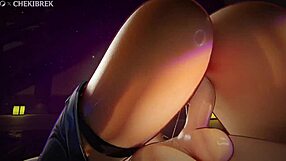 Just saw this wild 3D anime ass creampie clip!