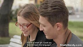 Nerdy Girl Mixing Sex with Argentina Studies