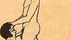 back in the day, they crafted the erotic alphabet as a steamy vintage comic tale.