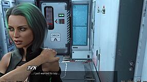 Oh, red haired step sister bathing in shower looks so cute, the hentai cartoon shows