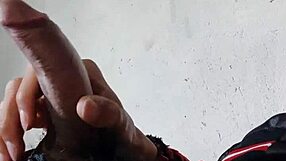 Young Tattooed Neighbor Worships Tall Guy's Ass