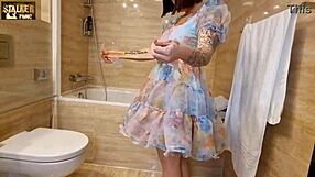 Cute Inked Girl Gets Face Fucked Hard