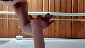 Latexi69 Riding Big Dildo In Latex