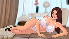 Lust legacy hentai game ep 5 features naughty lingerie photoshoot with step mom