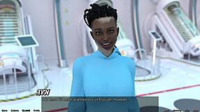 Oh, red haired step sister bathing in shower looks so cute, the hentai cartoon shows