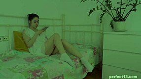 skye young decides to keep her socks on during solo play