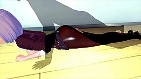 Female Teacher Masturbates To Orgasm And Squirts In 3D Hentai.