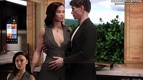 18yo Girl With Pink Hair Takes Anal In Hentai Game