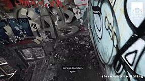 Megan venturi's pussy gets destroyed and cum-glazed outdoors.