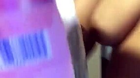 latina mature with big ass masturbates passionately in her room