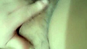 Chubby guy vibes with vibrator, warning when he's about to cum in custom video