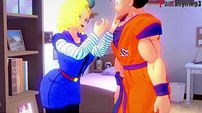 Dragon Ball Zex 2 - Gohan’s College Sex Adventures in 3D Cartoon Fantasy on Sheer FantasyKing3