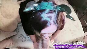 I feel the succubus sucking my soul with huge tits.