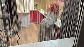 Spying Stepmom Invites Him for Intense Ass Fucking!