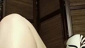 Horny Amateur Indulges In Stocking Fetish!