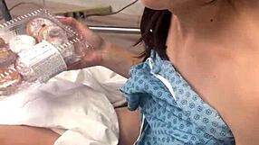 Amateur Hospital Handjob Caught with Big Cumshot on Phone