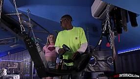 19yo jill taylor craves the big black cock with deepthroat blowjob and shaved pussy fucking