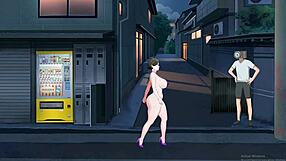 Shameless Milf Exhibitionist Shows Off Big Tits And Ass In Hentai