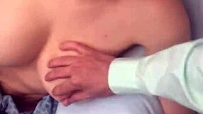 Amateur Hospital Handjob Caught with Big Cumshot on Phone