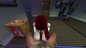 Black man fucks red head white woman in her room