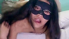 My friend tortures me with a giant dildo.