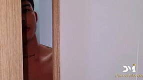 Spying on Stepmother in Shower, Giving Her Intense Fuck