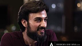 Narrative modern-day sins unfold as interracial swingers lure friend into bisexual threesome