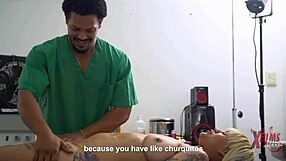 Rubia Venezolana Kerly Hot Folla Con Masajista Moreno