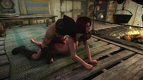 ysolda gets bound and roughly fucked in this skyrim 3d roleplay!