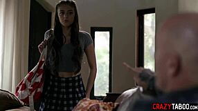 Is The Stepfather Really Disciplining His Stepdaughter With Spanking And Anal?