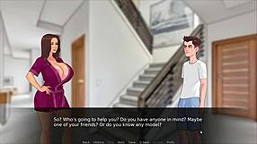 Lust legacy hentai game ep 5 features naughty lingerie photoshoot with step mom