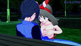 Intense sex with Misty, Kasumi, and May in Pokémon hentai action