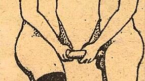 back in the day, they crafted the erotic alphabet as a steamy vintage comic tale.